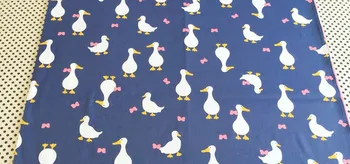 ГГ САМ So сладко colorful duck & bowknot printed cotton fabric 50x160cm Bedding Quilting Clothing, DIY fabric