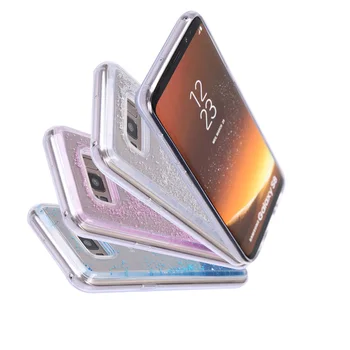 Samsung Samsung Galaxy S9 Case Силиконов Капак За Samsung S7 S7 Edge S8 Case Dynamic Liquid Плаващите Пясъци Cases