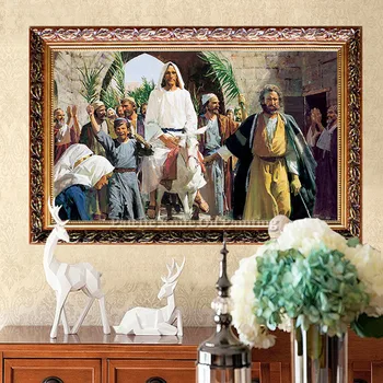 Исус Христос Исус платно плакати и щампи стенни художествени картини за хола Home Decor cuadros decoracion живопис с маслени бои 116