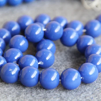 Нови горещи продажба Blue Shell beads gift for women момиче губим САМ 15inch Jewelry making design Аксесоар Parts на едро и в търговията на дребно