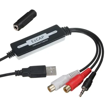 Оригиналът на истински Винил лента Ezcap на CD /USB, Audio Capture MP3 WMA WAV, OGG Converter Edit Audio Recorder to MP3 Format TO PC