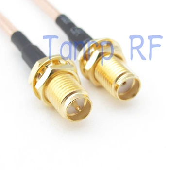 RG316 удлинительный кабел 3FEET SMA женски конектор RP-SMA женски RF адаптер конектор 1M коаксиален кабел