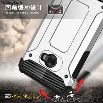 Иновативна Капак за Xiaomi Mi Note 2 Hybrid Case Armor Note2 силиконов TPU + PC пластмасови задните седалките за Xiaomi Mi Note 2 Fundas