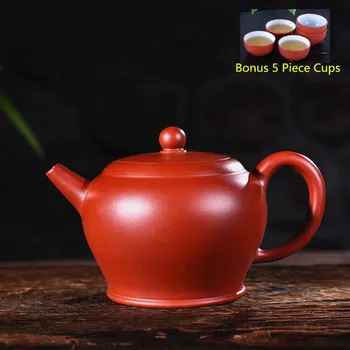260 мл Yixing лилав пясък чайник истински пълен mManual сурова руда Dahongpao чайник Кунг-Фу майстор Кунг-Фу кана чай Безплатна доставка