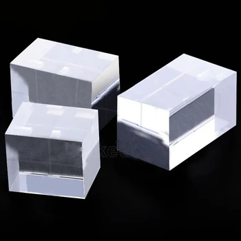 Комплект от 3 прозрачни кристали плексигласовый блок акрилни дисплея блок колие бижута дисплей панел