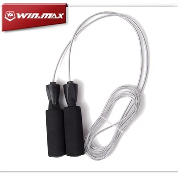 Winmax Crossfit Фитнес Оборудване Стоманена Тел Пропускане Регулируема Скорост Здрава Метална Въже За Скачане Въже За Скачане С Пенопластовой Дръжка