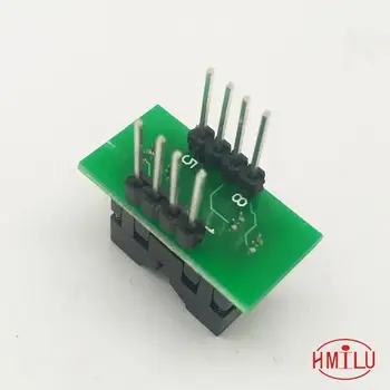MSOP8 to DIP8 MCU Programmer Test Socket Pitch 0.65 mm IC Body Width 3 мм Programming Socket Adapter