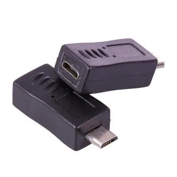 10 бр./лот Micro USB конектор прикачване на 5 Пинов Микро-USB 2.0 мъжки към женски конектора удължителен кабел USB адаптер RICH TECH