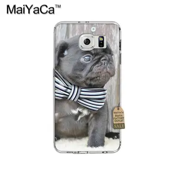 MaiYaCa утре ще бъде по-добър ден кученце Мопс куче TPU мек калъф за телефон, аксесоари калъф за Samsung s4 s5 s6 edge plus case