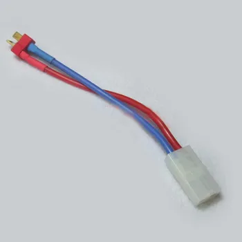 T plug Male to Big Tamiya Female 14AWG Silicon Тел Adapter Connector 100mm