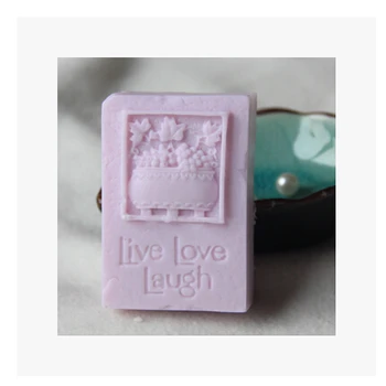 Направи си САМ Vase/live love laugh Modeling silicon soap мухъл Cake decoration мухъл Ръчно изработени сапун мухъл