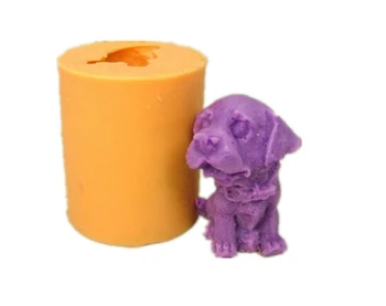 Куче моделиране на силиций сапун мухъл фондан торта декорация на мухъл високо качество на ръчно изработени сапун мухъл