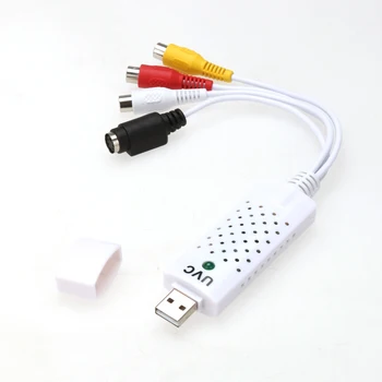 USB 2.0 конвертор заснемане на аудио-видео интерфейс чрез USB2. 0 Grabber адаптер за Печалба 10 8 7 XP OS USB Video Тунер карта