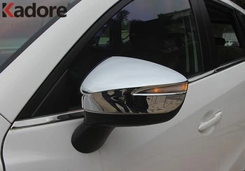 За Mazda CX-3 CX3-2018 вратата на огледалото за обратно виждане капачки рамка за обратно виждане етикети пайети екстериор автоаксесоари стайлинг
