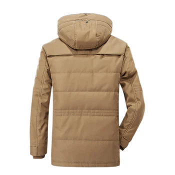 2017 нова марка парк мъжко зимно яке за мъже топло удебелена руното военно яке-бомбер мъжко палто на големи мъжки якета плюс размер L-4XL