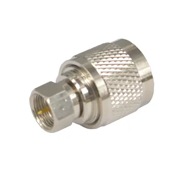 N to F n Male Plug to British F Male Straight Plug Connector Adapter