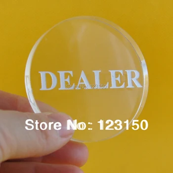 TA-007 висококачествен акрилен прозрачен дилър, 2 елемента като лот за продажба, безплатна доставка
