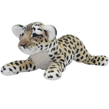 моделиране склонен леопард голяма 60 см. плюшен играчка мека възглавница Коледен подарък b0099
