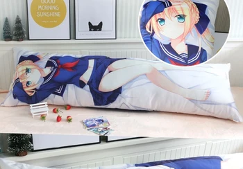 Япония Аниме Kantai Collection Taigei Pillow Cover Case Hugging Body T