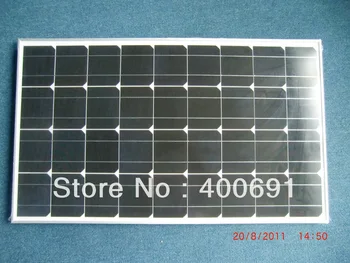 Монокристален модул слънчеви панели 120W 18V със слънчеви панели ранг 36pcs A, IP65 прави Водостотьким на славното от възникването гарантированность сила