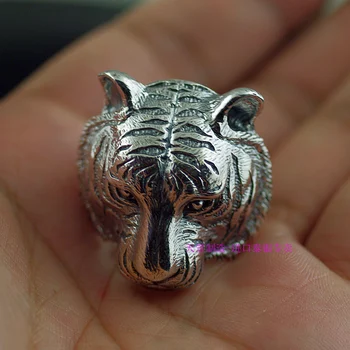 925 сребро пръстени, фина работа човек е невероятно тигър пръстен