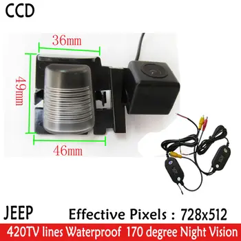 CCD Wholesale170 Wide Angle HD Night Vision Car Rear View Camera Reverse Backup Color parking Camera forJEEP Wrangler 2012-2013