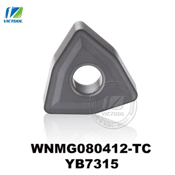 WNMG080412-TC YB7315 за K тип материал силициев карбид струговане поставяне на CNC инструмент WNMG080412 WNMG 080412 WNMG433