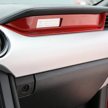 Mopai Car Interior Molding Seat Таблото Decoration Strip Trim ABS етикети са подходящи и за Ford Mustang Up Car Styling