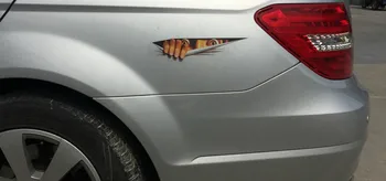 2017 Funny Car Sticker 3D Car-styling Eyes Peeking Monster Voyeur автомобилни абсорбатори багажника трилър заден декор на автомобила