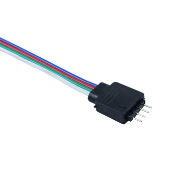 10 cm 15 cm 4pin мъжки конектор RGB кабели кабел за за 3528/5050 RGB led лента