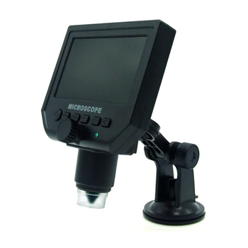 600X USB електронен микроскоп LCD цифров видео микроскоп, камера, 4.3-инчов HD OLED ендоскоп увеличительная камера +led светлини