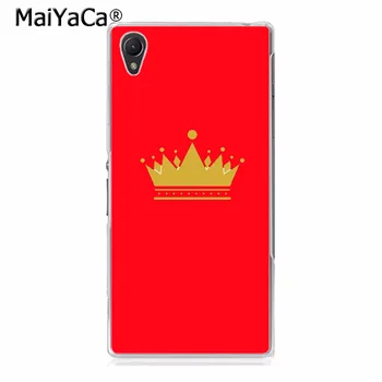 MaiYaCa Стара Queen and king висок клас класически калъф за телефон Sony Z2 Z3 Z4 Z5 Z5c за LG G3 G4 G5 за МОТО G Cover