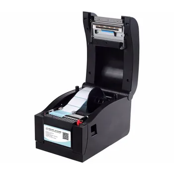 Високоскоростен USB порт стикер принтер на баркод етикета термотрансферен принтер може да печата qr-код