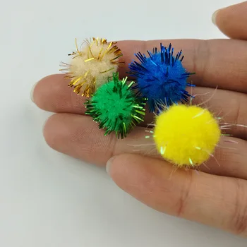 500шт 15 мм пискюл топки смесен цвят пискюл топката меки помпоны топки за DIY Home Garden сватбена украса шевни аксесоари