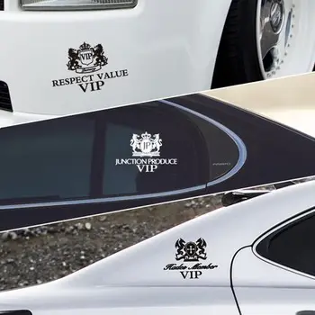 Noizzy VIP Junction Product Хо JP Car Sticker Рибка Auto Decal Светлоотразителни Wholebody Automobile Window Crown Tuning Car Styling