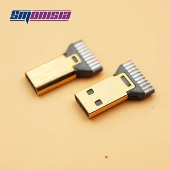 Smonisia 100шт мини микро HDMI штекерная изход мъжки конектор за мини HDMI