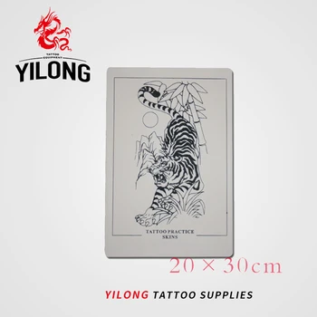 YILONG 5pcs Permanent Makeup вежди устни е практика татуировки лист за кожата на Иглата машина доставя се с горещи продажба