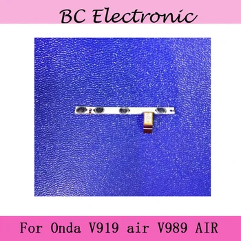 2 елемента оригинален ключ on-off бутон за регулиране на силата на звука на хранене гъвкав кабел за Onda V919 air V989 AIR Quad-Core 9.7 