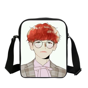 2016 корейската Звезда печат на куриерски чанти за момичета GD фенове е най-добрият подарък училище за малки чанти мода мъжка чанта през рамо
