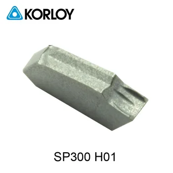 SP300 H01, оригиналната твердосплавная Двухголовочная капацитет на рязане плоча Korloy Coating Turning, Insert за канали на притежателя на Zq