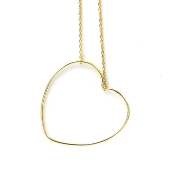 FORIS Fashion Jewelry rose gold голяма любов Сърце Колие за жени, подарък за най-добри продажби PN034
