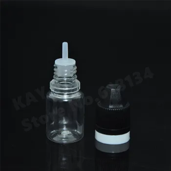 10000pcs високо качество 5 мл PET краен бутилка с дълъг тънък фитил, 5 мл проба бутилки опаковка за бутилка за течности на едро