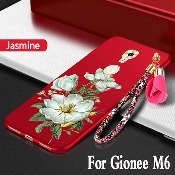 За gionee m6 case силиконов луксозен божур fundas защита на мобилна чанта за gionee gn8003 калъф за телефон gionee m6 делото 3D броня 5.5