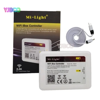 Нов Mi. light RGB/RGBW / RGB+CCT LED Strip Controller DC12V~24V;2.4 G Wireless Smart Panel Remote Controller
