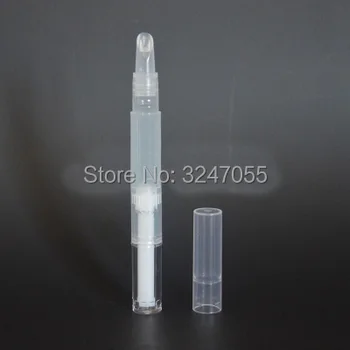 3 мл 5 мл 50 бр./лот празни козметични дръжка за многократна употреба, висококачествен контейнер за крем за очи, елегантна еднократна алуминиева бутилка гланц за устни