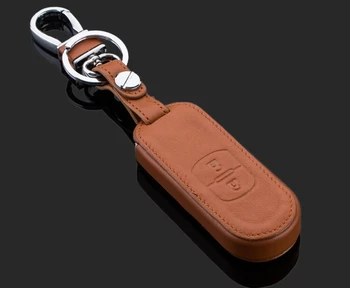 Автомобилна чанта за ключове от естествена кожа, автоматична притежателя на ключа,калъф за ключове на Mazda 3, mazda 6,cx-7 и CX-5 , автоаксесоари