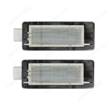 2X Canbus LED фенерче за осветление регистрационен номер за Renault Duster Logan MCV White (подходящ: Renault Scenic)(CA325)