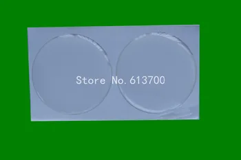 Продажба на едро и безплатна доставка: 500 бр. / лот от 50 мм Кръг кръгла прозрачна епоксидна смола ... стикер за 