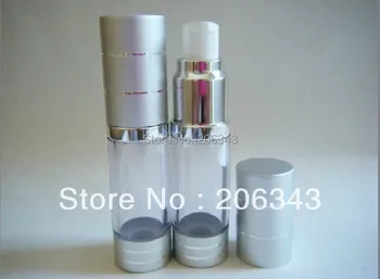 30 мл безвоздушная бутилка или пластмасова бутилка лосион с безвоздушным помпа може да се използва за козметични пръскачка или козметични опаковки