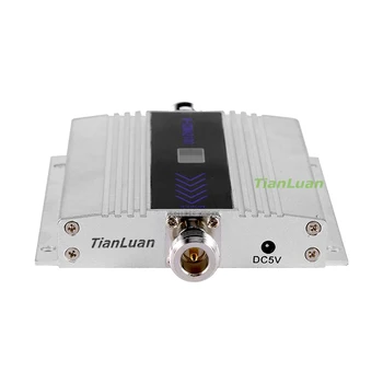 TianLuan Mini W-CDMA 2100Mhz Mobile Phone Signal Booster WCDMA 3G Сигнален Повторител Amplifier + Whip / Яги антена с кабел 10 м